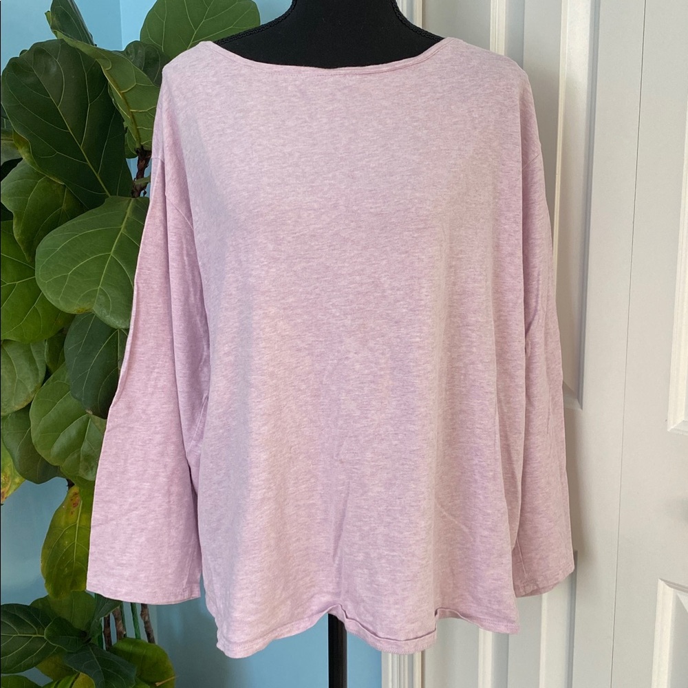 Pure J.Jill 2X Purple Longsleeve Sleep Top